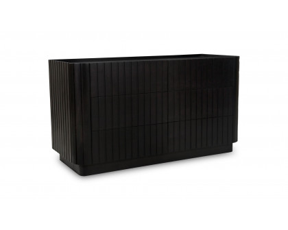 Moe's Povera Contemporary 6-Drawer Dresser - Black