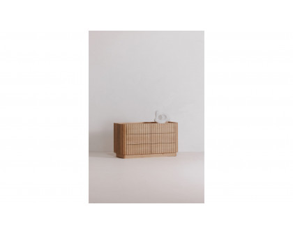 Moe's Povera Contemporary 6-Drawer Dresser - Oak