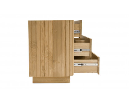 Moe's Povera Contemporary 6-Drawer Dresser - Oak