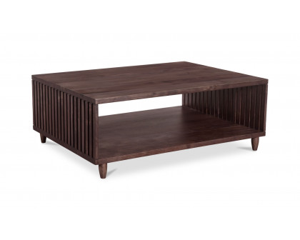 Moe's - Ryse Mid-Century Modern Rectangular Coffee Table in Brown