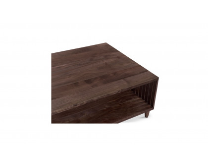 Moe's - Ryse Mid-Century Modern Rectangular Coffee Table in Brown