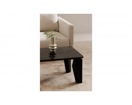 Moe's - Satona Modern Rectangular Coffee Table in Black