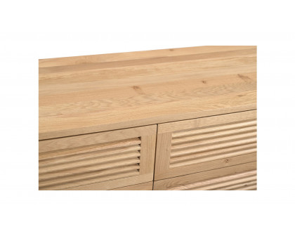 Moe's - Teeda Contemporary 6 Drawers Dresser in Natural