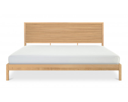 Moe's Teeda Contemporary King Size Bed - Natural