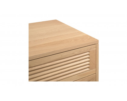 Moe's Teeda Contemporary 3-Drawer Nightstand - Natural