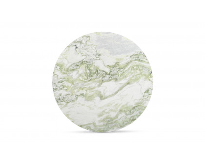 Moe's Evelyn Contemporary Coffee Table - Green Onyx Marble