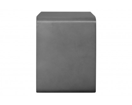 Moe's Cali Accent Cube - Gray