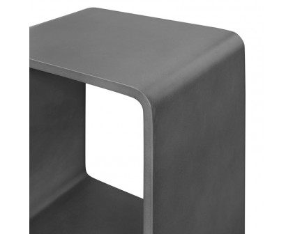 Moe's Cali Accent Cube - Gray