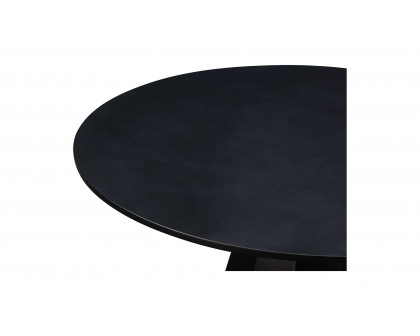 Moe's Templo Contemporary Round Dining Table - Black