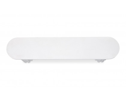 Moe's - Eris Contemporary Outdoor Dining Bench in White