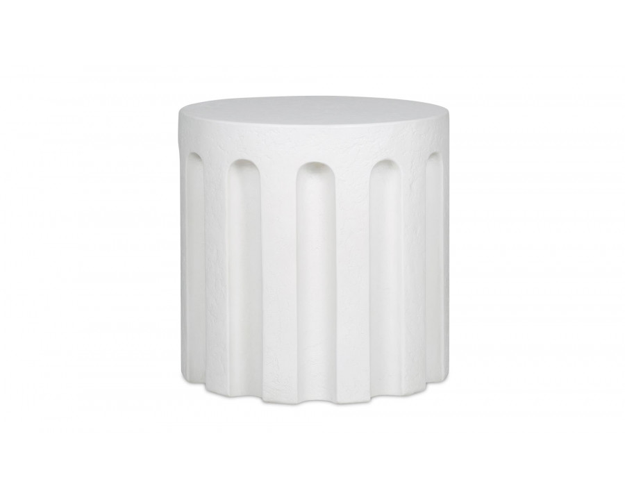 Moe's - Eris Contemporary Outdoor Accent Table in White