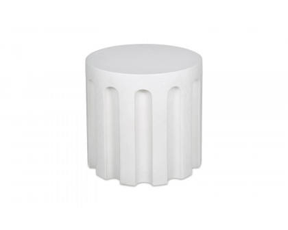 Moe's - Eris Contemporary Outdoor Accent Table in White