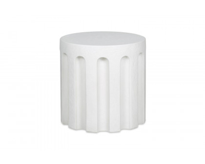 Moe's - Eris Contemporary Outdoor Accent Table in White