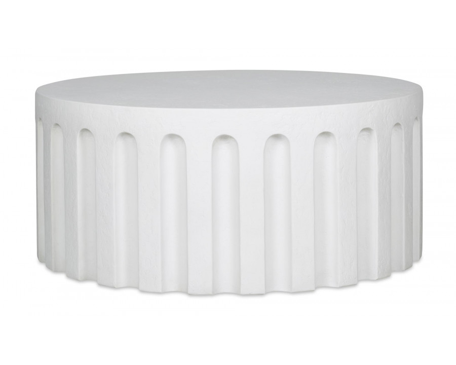 Moe's - Eris Contemporary Outdoor Coffee Table in White