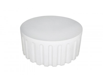 Moe's - Eris Contemporary Outdoor Coffee Table in White