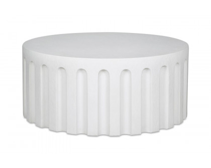 Moe's - Eris Contemporary Outdoor Coffee Table in White