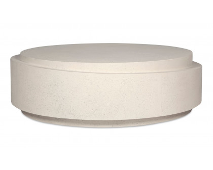 Moe's Cosmo Contemporary Outdoor Coffee Table - White