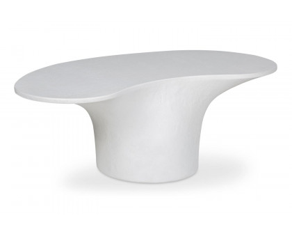 Moe's Yumi Contemporary Outdoor Coffee Table - White