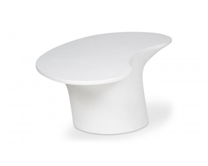 Moe's Yumi Contemporary Outdoor Coffee Table - White