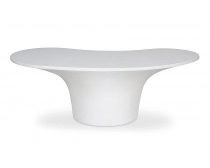 Moe's Yumi Contemporary Outdoor Coffee Table - White