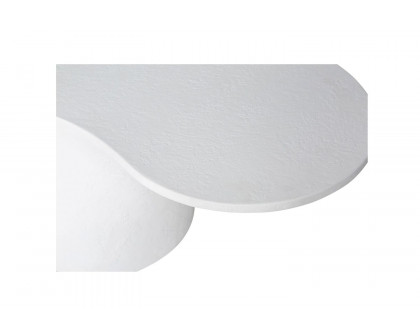 Moe's Yumi Contemporary Outdoor Coffee Table - White