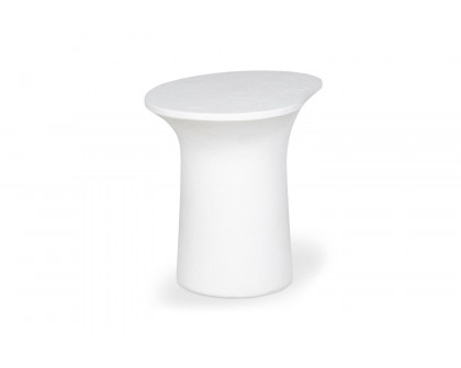 Moe's Yumi Contemporary Outdoor Accent Table - White