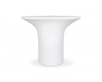 Moe's Yumi Contemporary Outdoor Accent Table - White