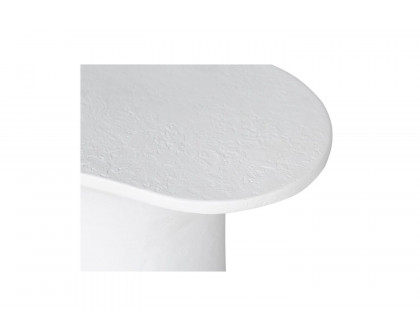 Moe's Yumi Contemporary Outdoor Accent Table - White