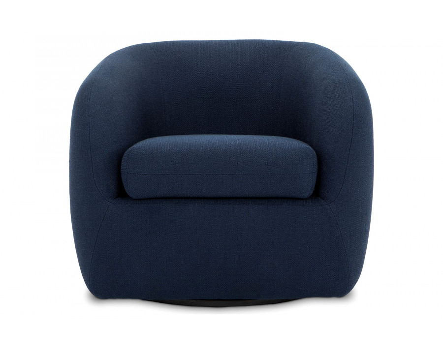 Moe's - Maurice Swivel Chair in Blue