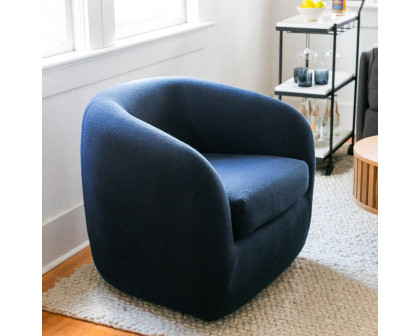 Moe's - Maurice Swivel Chair in Blue