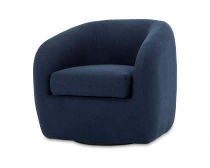 Moe's - Maurice Swivel Chair in Blue