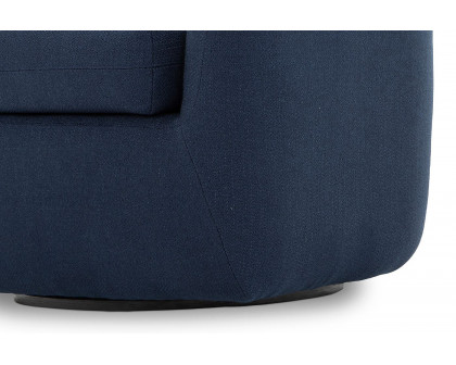 Moe's - Maurice Swivel Chair in Blue