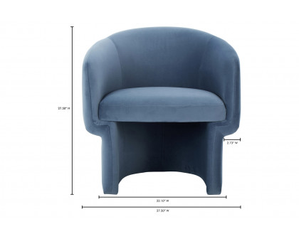 Moe's Franco Chair - Dusted Blue