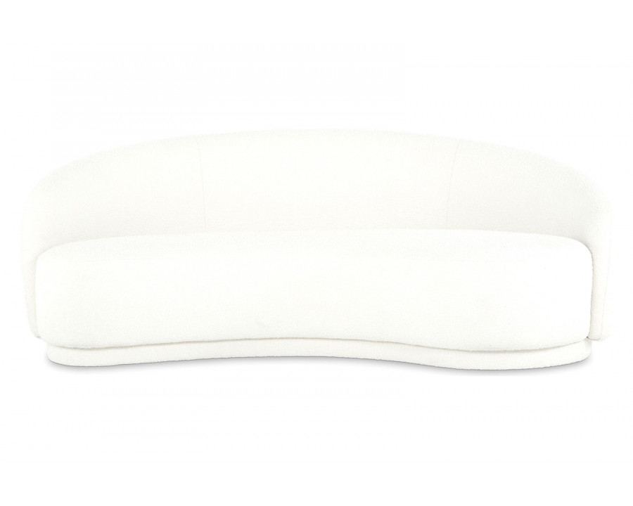 Moe's Excelsior Sofa - Cream White, Fabric