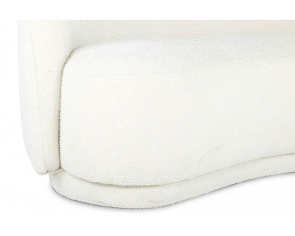 Moe's Excelsior Sofa - Cream White, Fabric