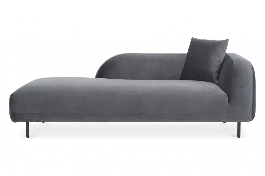 Moe's™ Deleuze Chaise - Dark Gray