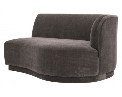 Moe's Yoon Chaise - Umbra Gray, Right Facing