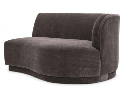 Moe's Yoon Chaise - Umbra Gray, Right Facing