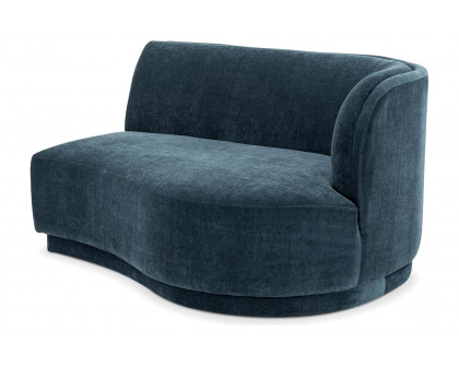 Moe's™ Yoon Chaise - Nightshade Blue, Right Facing