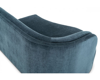 Moe's™ Yoon Chaise - Nightshade Blue, Right Facing