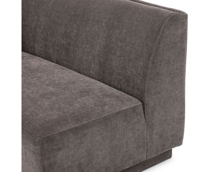 Moe's™ Yoon Chaise - Umbra Gray, Left Facing