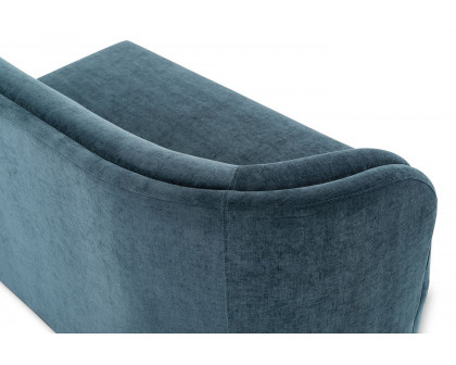 Moe's Yoon Chaise - Nightshade Blue, Left Facing