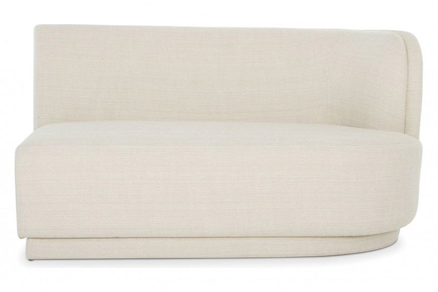 Moe's™ Yoon 2 Seat Sofa - Sweet Cream, Right Chaise