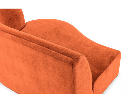 Moe's Yoon 2 Seat Sofa - Fired Rust, Right Chaise