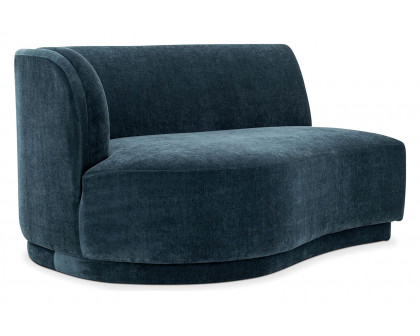 Moe's Yoon 2 Seat Sofa - Nightshade Blue, Right Chaise