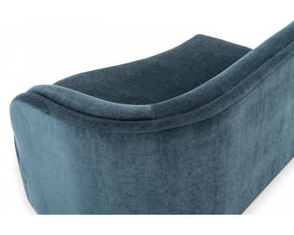 Moe's Yoon 2 Seat Sofa - Nightshade Blue, Right Chaise