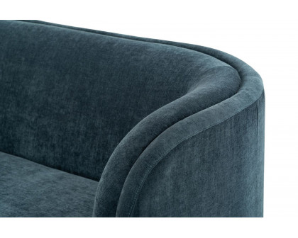 Moe's Yoon 2 Seat Sofa - Nightshade Blue, Right Chaise