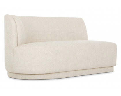 Moe's Yoon 2 Seat Sofa - Sweet Cream, Left Chaise