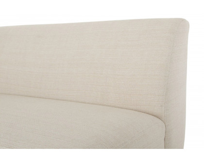 Moe's Yoon 2 Seat Sofa - Sweet Cream, Left Chaise