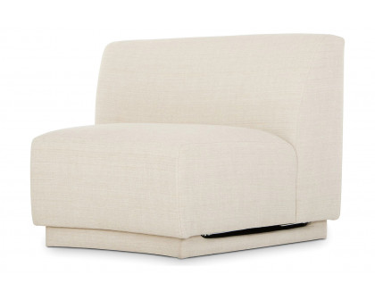 Moe's Yoon Slipper Chair - Sweet Cream